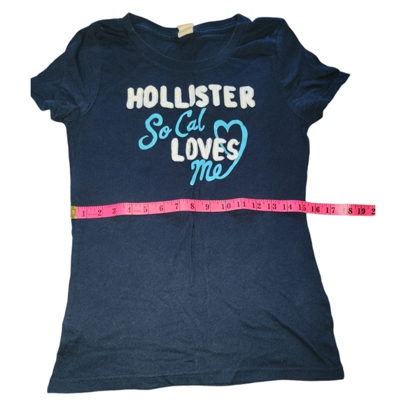 Navy Hollister Graphic Tee - Picture 6 of 8